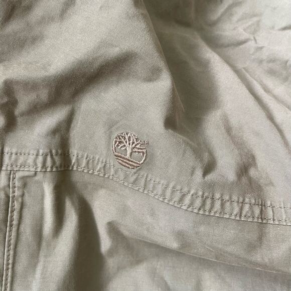 Timberland Men’s Insulated Jacket Tan Hooded Work Jacket Size Large - Picture 12 of 12